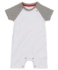 White/Heather Grey Melange/Red