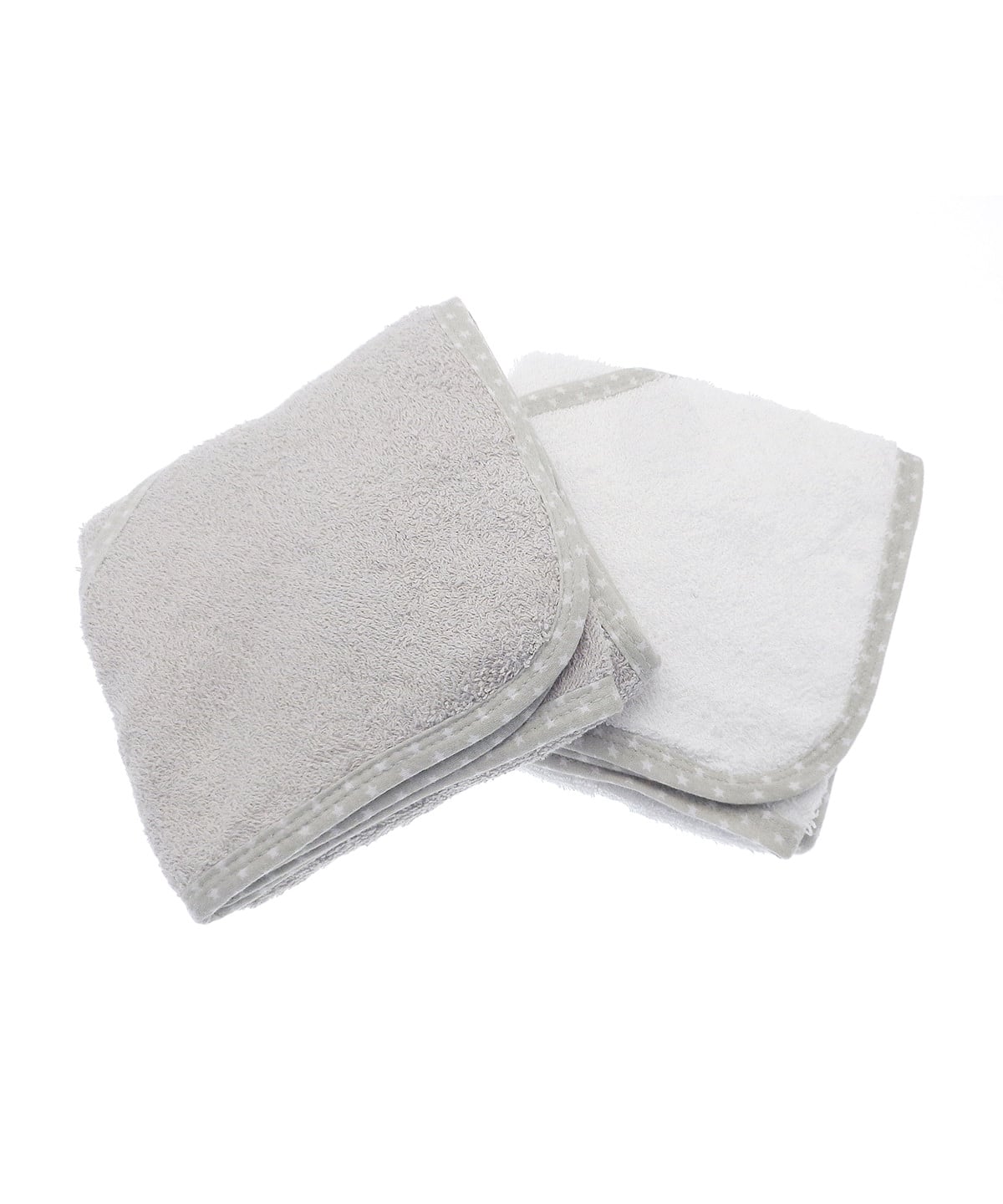 Babyhug Terry Interlock Hooded Towel L 75 x B 75 cm - White