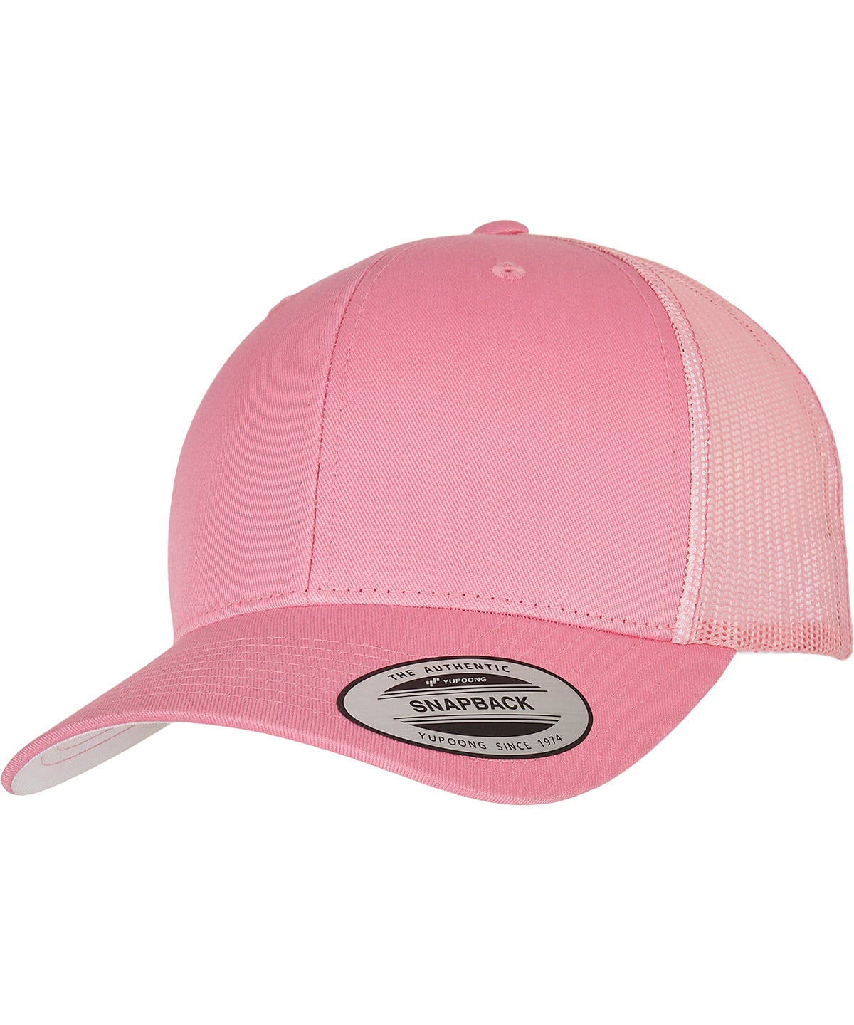 Flexfit Retro Trucker Snapback Cap - Evergreen/White Color, One Size Fits Most