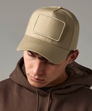 Removable patch 5-panel cap