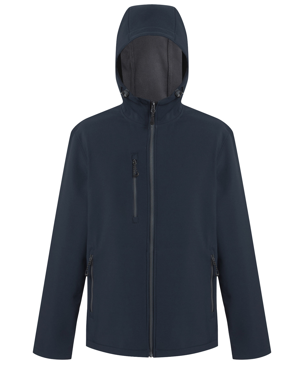 Navy Shell Jacket Design RG594 | Navigate 2-layer hooded softshell jacket