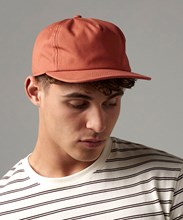 Organic cotton unstructured 5-panel cap