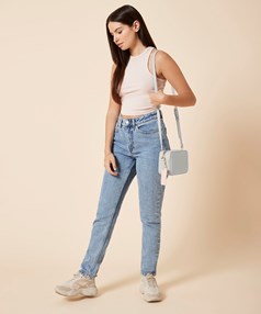 Boutique structured cross body bag