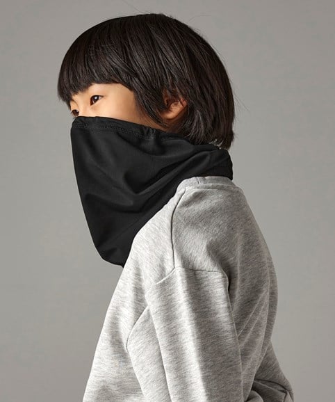 Junior softshell sports tech neck warmer