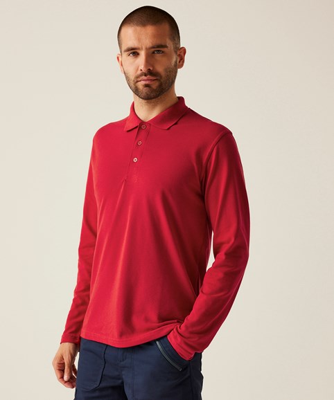 Pro 65/35 long sleeve polo