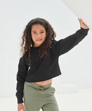 Kids cropped slounge sweatshirt