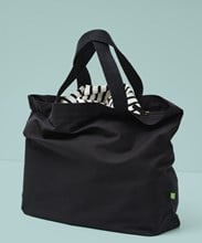 Elba organic canvas premium zip tote