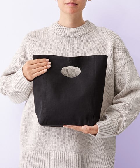 Sac à repas en toile haut de gamme recyclée