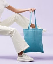 Recycled cotton shopper long handle
