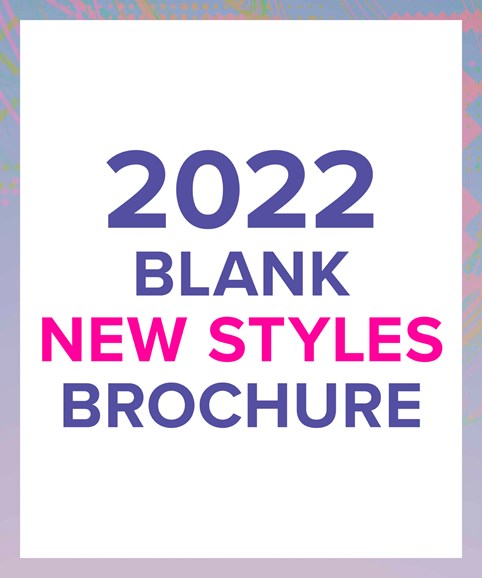 2022 New Styles Blank Brochure