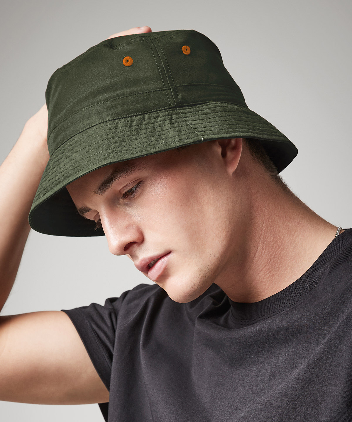 Recycled polyester bucket hat