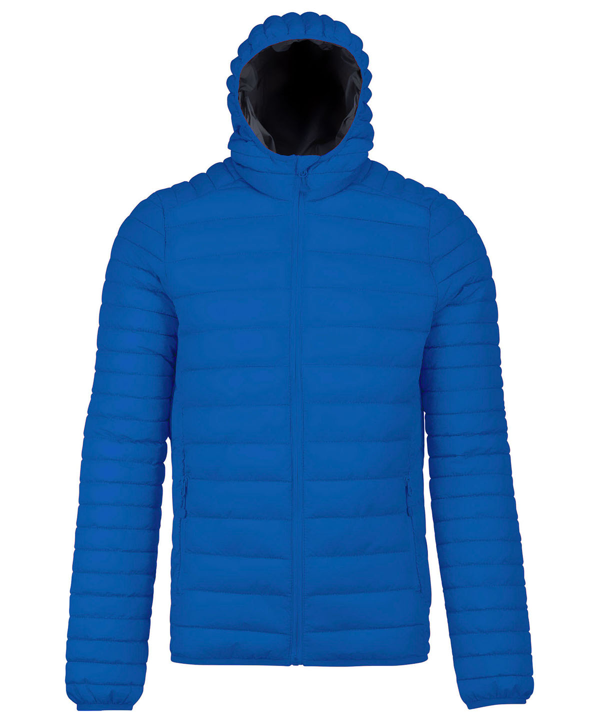 Lightweight hooded padded jacket