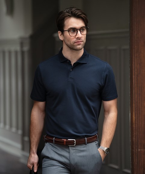 Princeton - Stretch deluxe cutaway polo