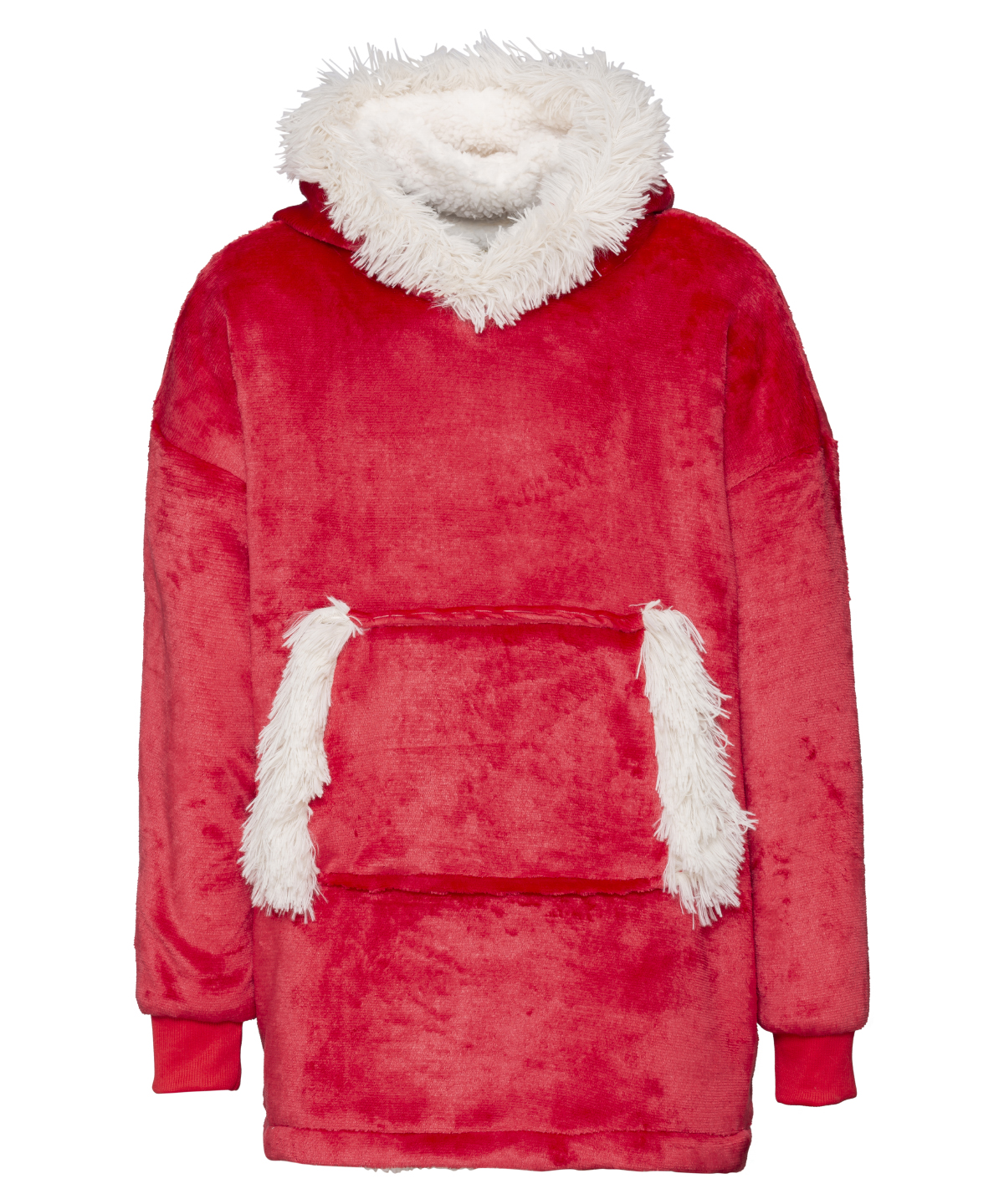 The Kids Ribbon Oversized Cosy Reversible Sherpa Hoodie